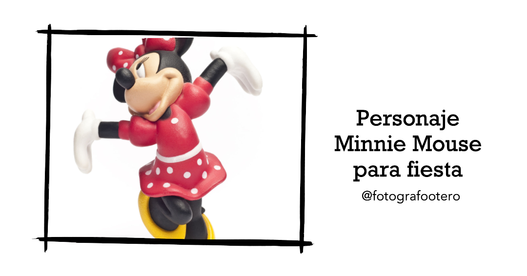 Personaje Minnie Mouse para fiesta